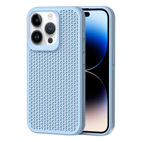 

For iPhone 14 Pro Max Heat Dissipation Phone Case(Sky Blue)