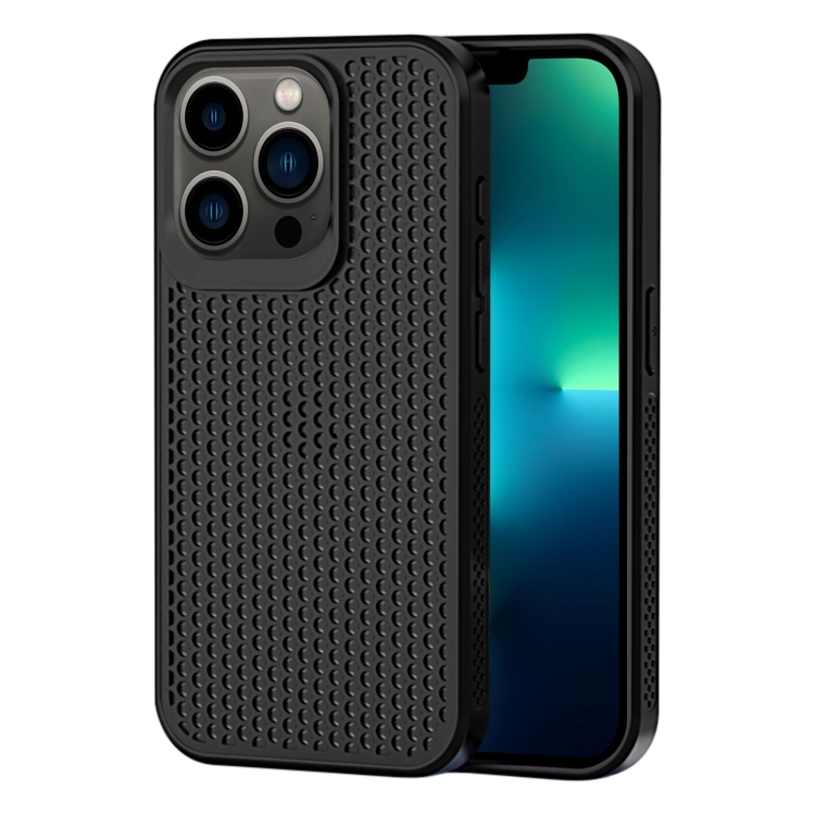 

For iPhone 13 Pro Max Heat Dissipation Phone Case(Black)