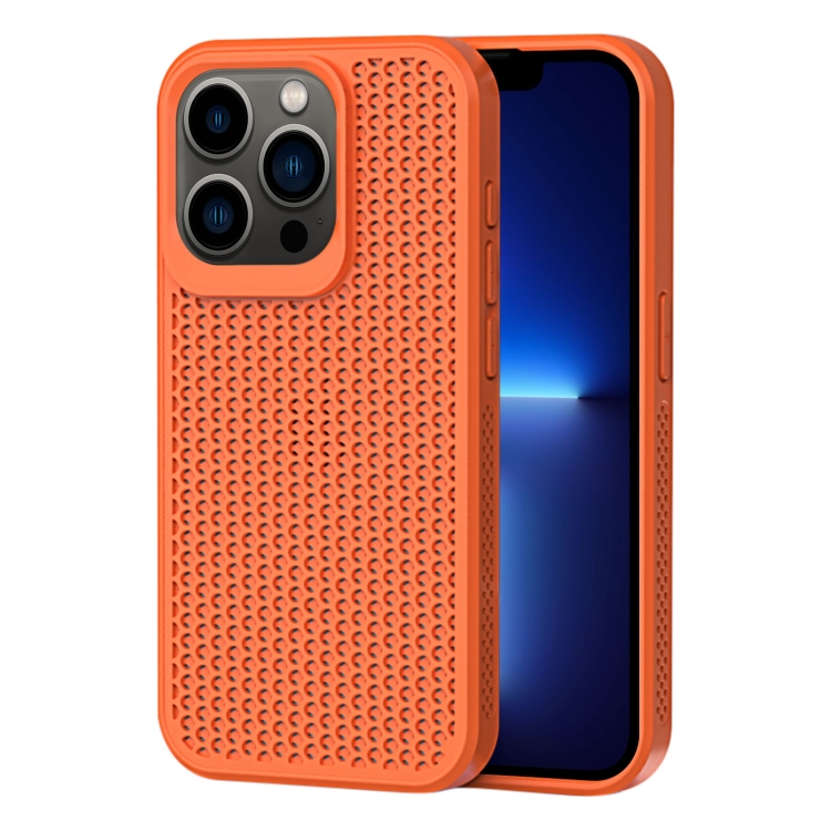 

For iPhone 13 Pro Heat Dissipation Phone Case(Orange)
