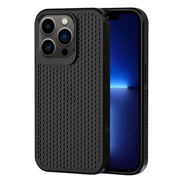 

For iPhone 13 Pro Heat Dissipation Phone Case(Black)