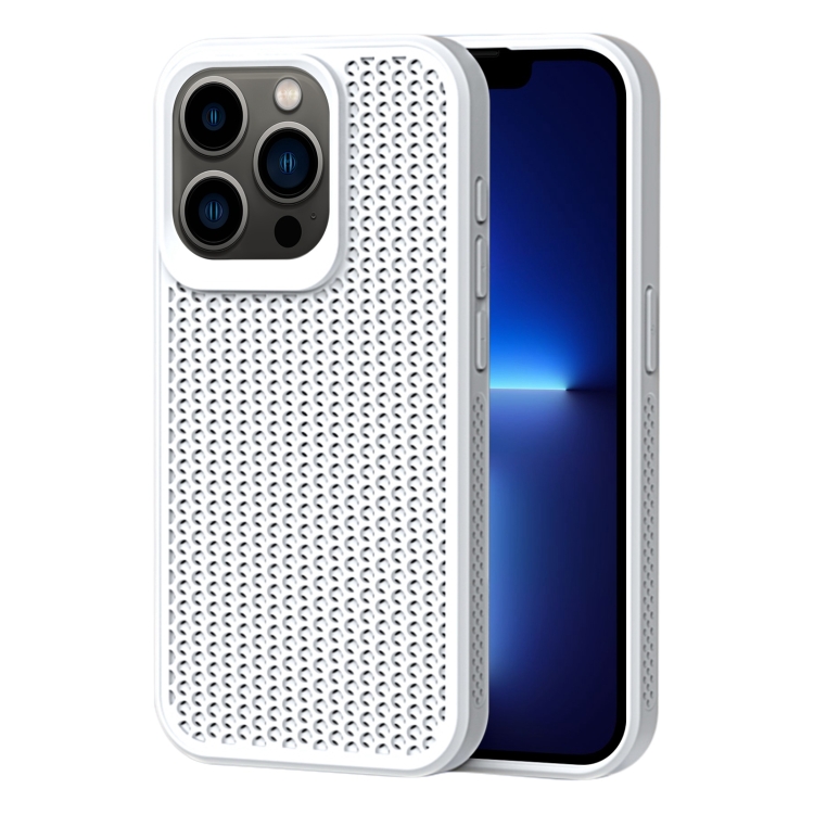 

For iPhone 13 Pro Heat Dissipation Phone Case(White)