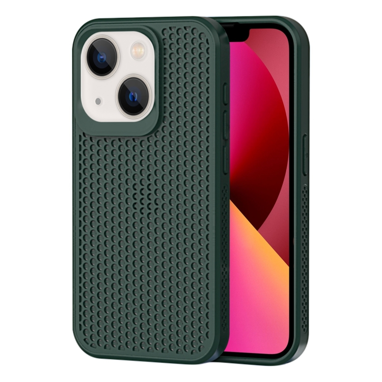 

For iPhone 13 Heat Dissipation Phone Case(Dark Green)