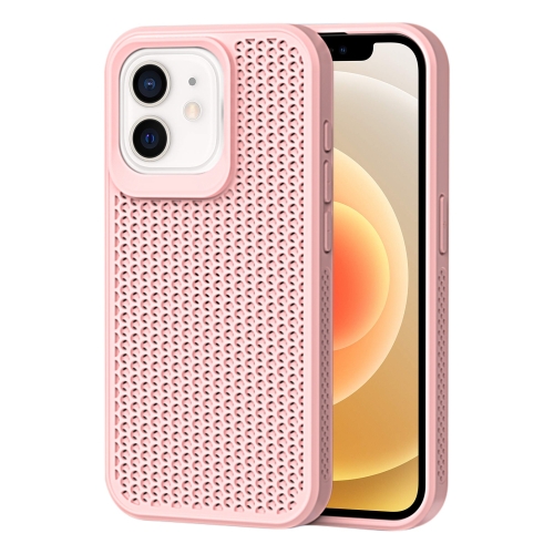 

For iPhone 12 Heat Dissipation Phone Case(Pink)