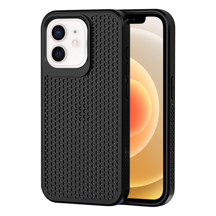

For iPhone 12 Heat Dissipation Phone Case(Black)