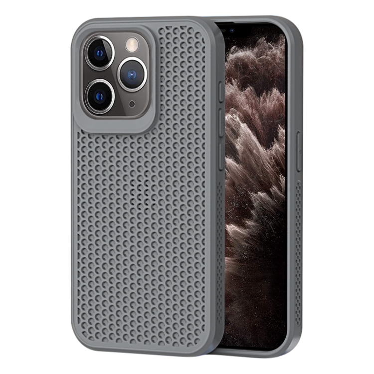 

For iPhone 11 Pro Max Heat Dissipation Phone Case(Grey)