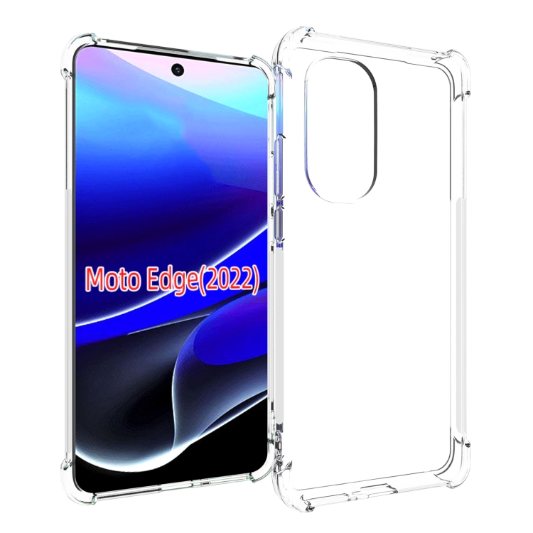 thumbnail image 2 of Caseswill® Slim Clear TPU Case + Screen Protector For Motorola Edge 5G UW (2022) – Shockproof, Qi Charging Compatible 2 of 4