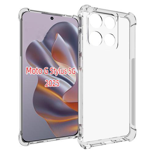 

For Motorola Moto G Stylus 5G 2025 Shockproof Non-slip Thickening TPU Phone Case(Transparent)