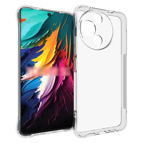 

For TCL 60R 5G Shockproof Non-slip Thickening TPU Phone Case(Transparent)