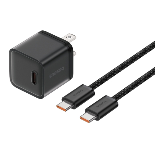 

Baseus GaN5 20W mini USB-C / Type-C Gallium Nitride Fast Charger, US Plug(Cluster Black)