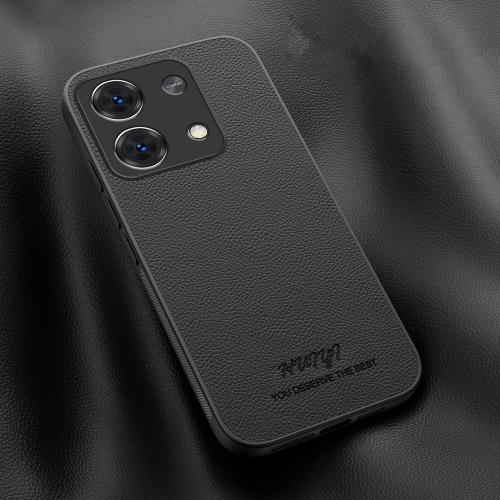 

For Xiaomi Redmi Note 13 5G HUIYI Leather Magnetic Phone Case(Black)