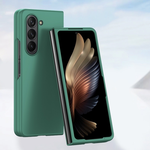 

For Samsung Galaxy Z Fold6 Skin Feel PC Full Coverage Shockproof Phone Case(Forest Green)