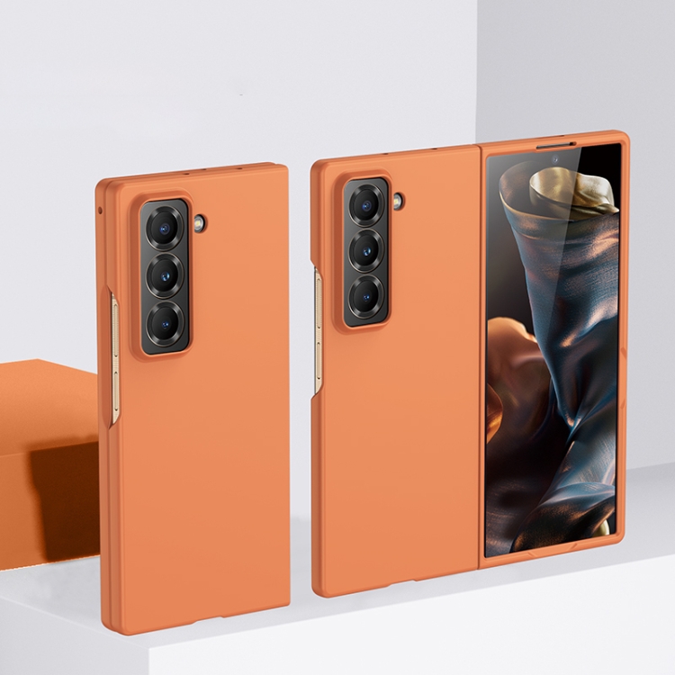 

For Samsung Galaxy Z Fold Special Skin Feel PC Full Coverage Shockproof Phone Case(Orange)