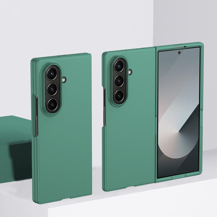 

For Samsung Galaxy Z Fold7 Skin Feel PC Full Coverage Shockproof Phone Case(Forest Green)