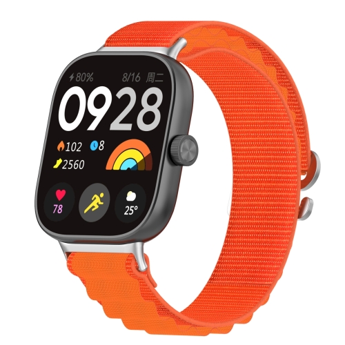 For Xiaomi Mi Band 8 Pro / Redmi Watch 4 Loop Nylon Watch Band(Orange)