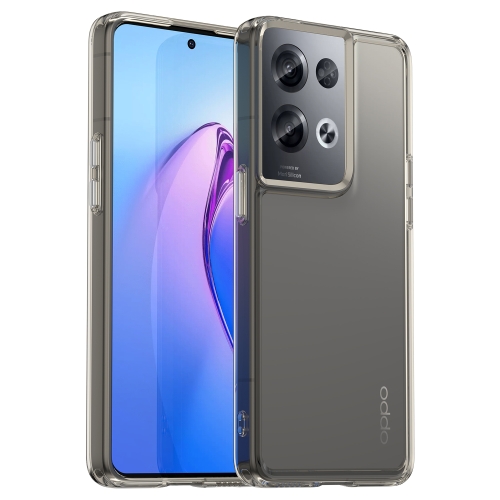

For OPPO Reno8 Pro 5G India Candy Series TPU Phone Case(Transparent Grey)