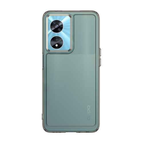 

For OPPO A57 4G Candy Series TPU Phone Case(Transparent Grey)