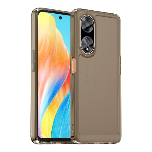 

For OPPO A1 5G Candy Series TPU Phone Case(Transparent Grey)