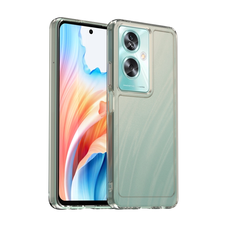 

For OPPO A79 5G Candy Series TPU Phone Case(Transparent Grey)