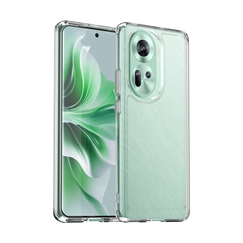 

For OPPO Reno11 Global Candy Series TPU Phone Case(Transparent)