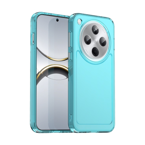 

For OPPO Find X8 Candy Series TPU Phone Case(Transparent Blue)