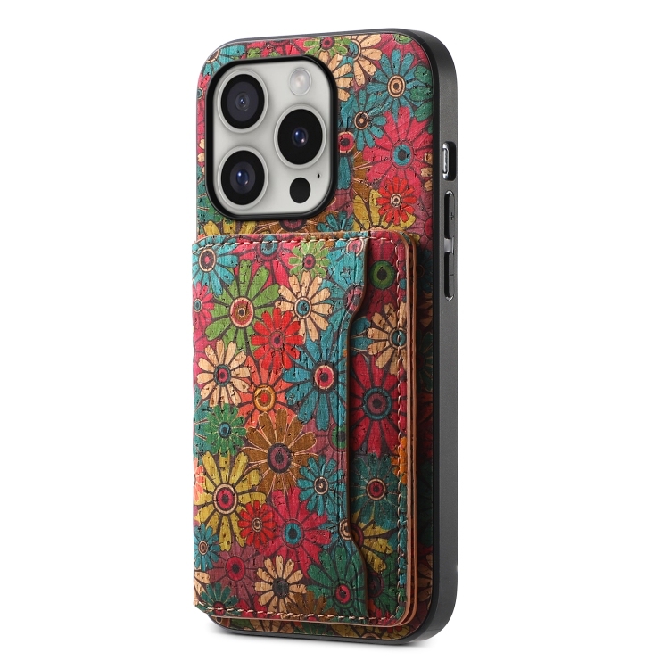 

For iPhone 16 Pro Card Slot Holder Phone Case(Spring Green)