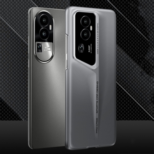 

For OPPO Reno10 Pro GKK Blade Ultra-thin Full Coverage Phone Case(Grey)