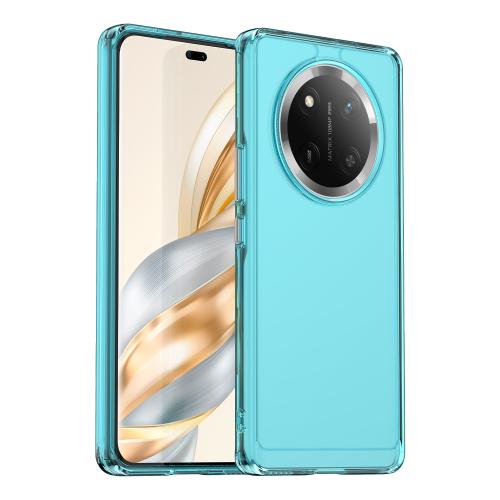

For Honor Magic7 Lite Candy Series TPU Phone Case(Transparent Blue)
