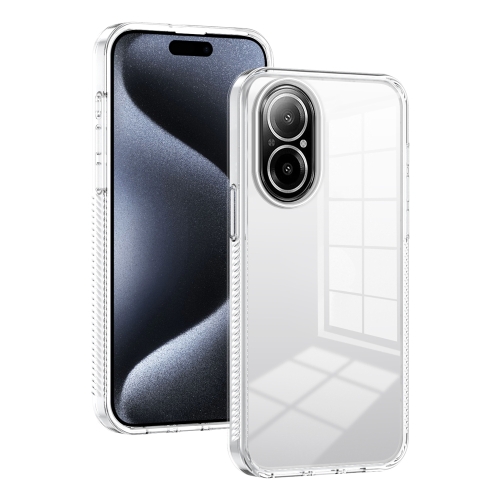 

For Realme C67 4G 2.5mm Anti-slip Clear Acrylic Hybrid TPU Phone Case(Transparent)