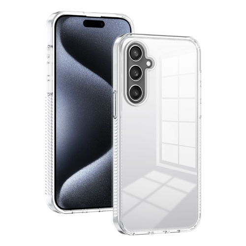 For Samsung Galaxy S24+ 5G 2.5mm Anti-slip Clear Acrylic Hybrid TPU Phone Case(Transparent)