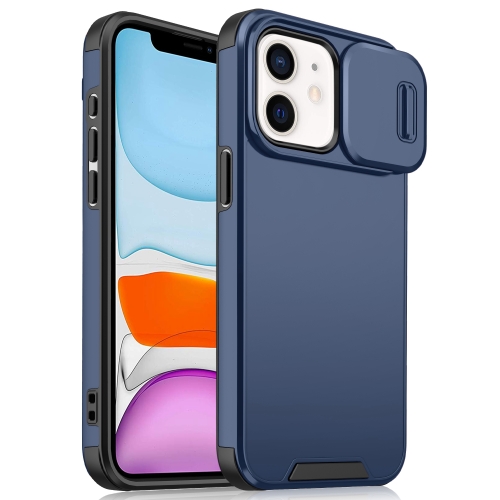 

For iPhone 11 Sliding Camshield TPU + PC Phone Case(Blue)