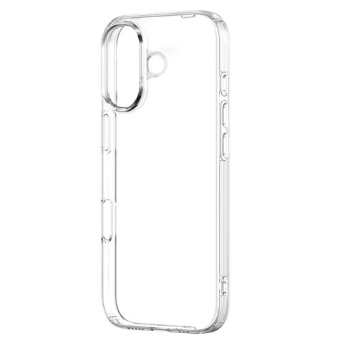 

For iPhone 16 Plus ZGA Clear TPU Shockproof Phone Case(Transparent)