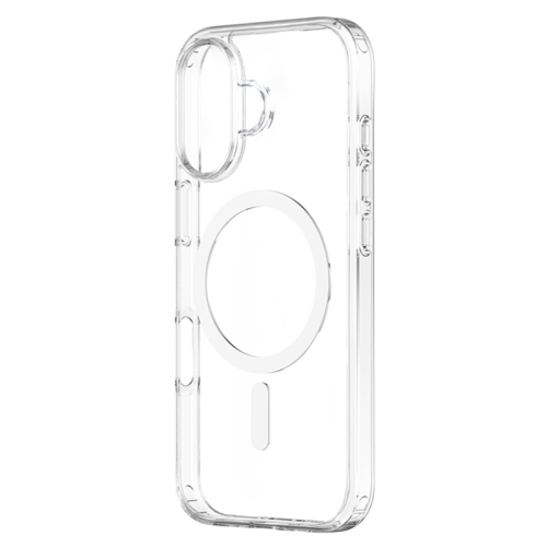

For iPhone 16 ZGA Magsafe Clear PC Hybrid TPU Phone Case(Transparent)
