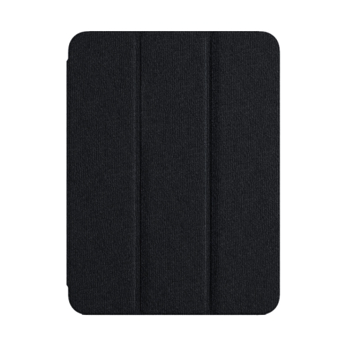

For iPad Pro 12.9 2022/2021/2020 ZGA Tri-Fold Voltage Smart Leather Tablet Case(Black)