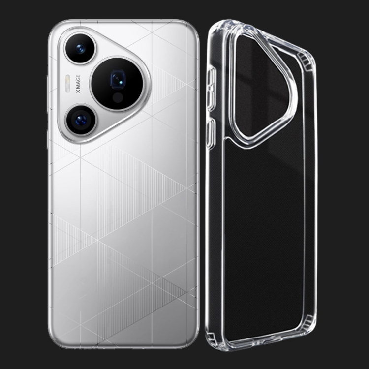 

For Huawei Pura 70 Pro / 70 Pro+ Crystal TPU + PC Airbag Shockproof Phone Case(Transparent)