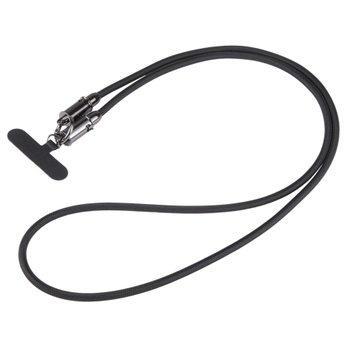

Type-C to Type-C Braid Data Cable Phone Anti-lost Crossbody Lanyard, Length: 1.2m(Black)