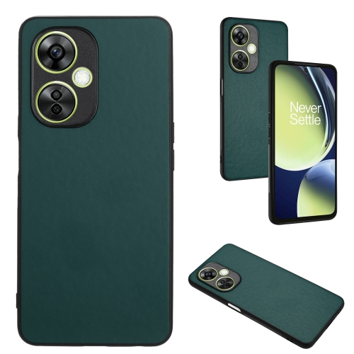 

For OnePlus Nord CE 3 Lite R20 Leather Pattern Phone Single Case(Green)