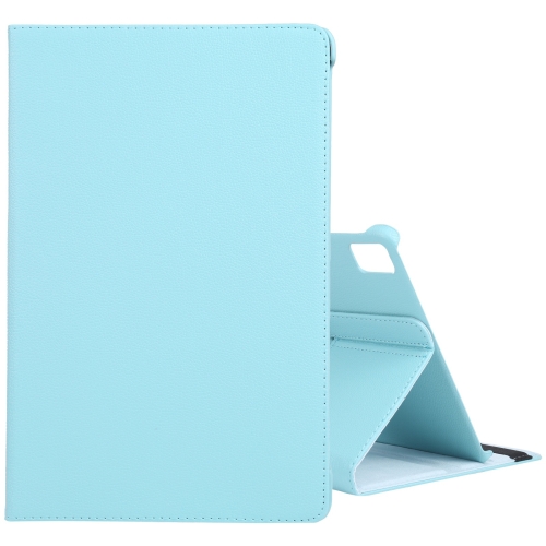 

For iPad Air 13 2024 360 Degree Rotation Litchi Texture Leather Tablet Case with Holder(Sky Blue)