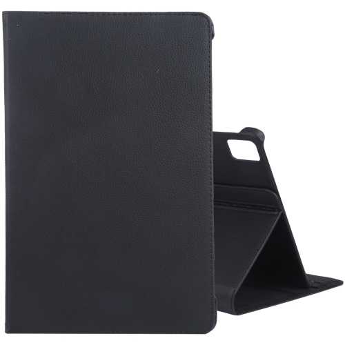 

For iPad Pro 11 2024 360 Degree Rotation Litchi Texture Leather Tablet Case with Holder(Black)