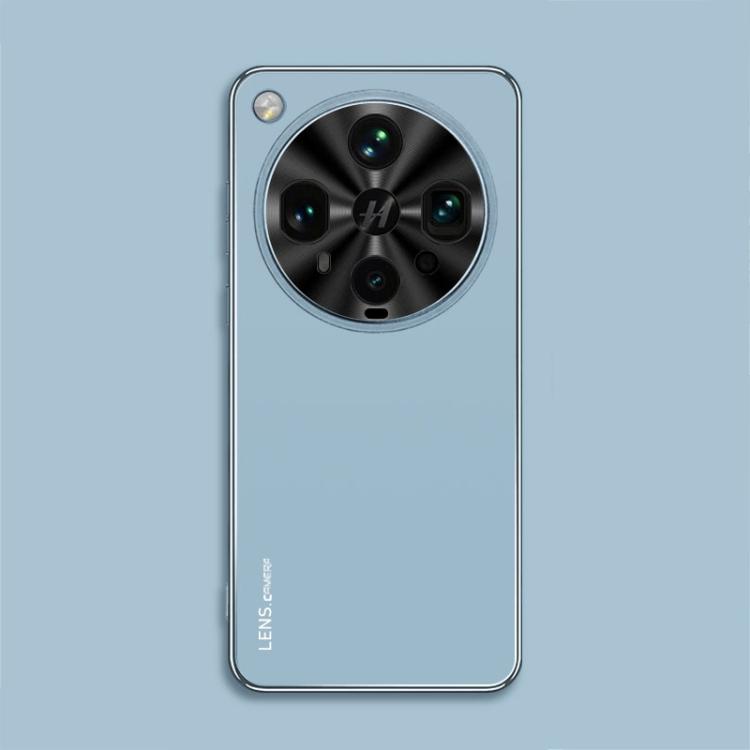 

For OPPO Find X8 Ultra AG Frosted Electroplating Acrylic Phone Case(Sierra Blue)