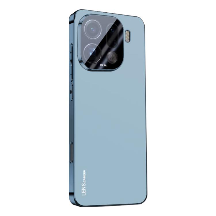 

For OPPO Find X9 Pro AG Frosted Electroplating Acrylic Phone Case(Sierra Blue)
