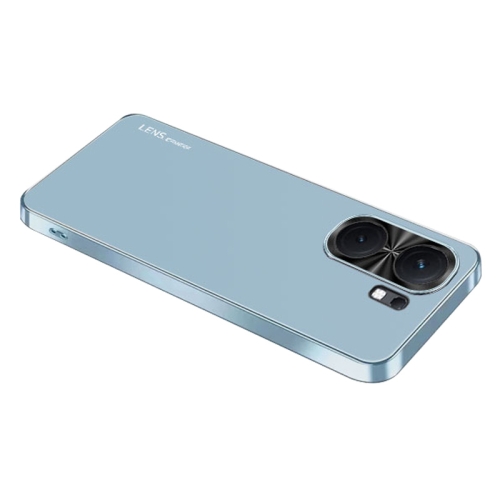 

For vivo iQOO Neo9 AG Frosted Electroplating Acrylic Phone Case(Sierra Blue)