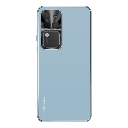 

For vivo S18 Pro AG Frosted Electroplating Acrylic Phone Case(Sierra Blue)