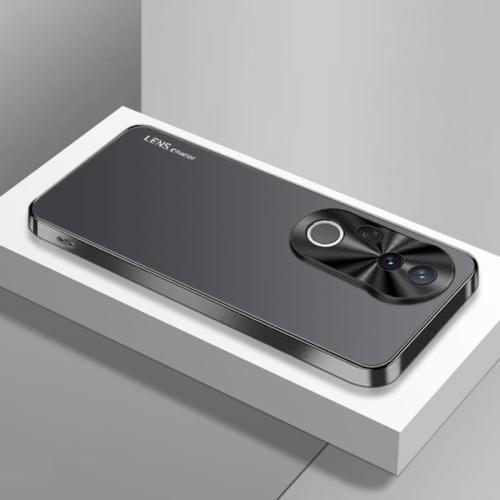 

For vivo S20 Pro AG Frosted Electroplating Acrylic Phone Case(Black)