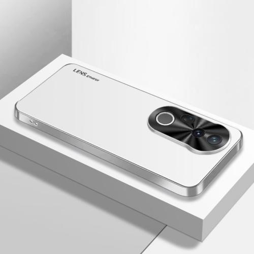 

For vivo S20 Pro AG Frosted Electroplating Acrylic Phone Case(Silver White)