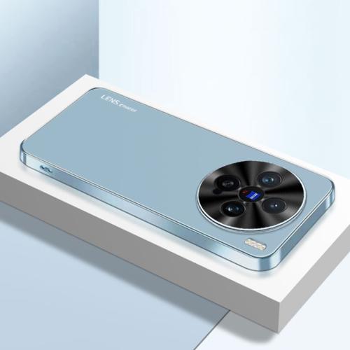 

For vivo X200 Pro mini AG Frosted Electroplating Acrylic Phone Case(Sierra Blue)