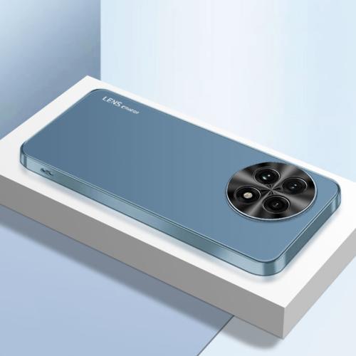 

For OnePlus Ace 5 Pro AG Frosted Electroplating Acrylic Phone Case(Navy Blue)