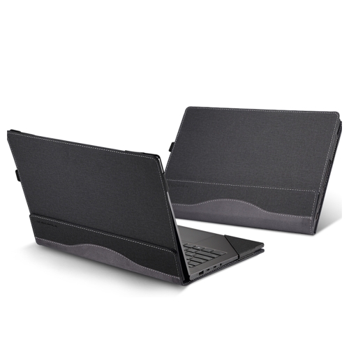 

For HP Pavilion Laptop 14-ec / 14z-ec Leather Laptop Shockproof Protective Case(Black)