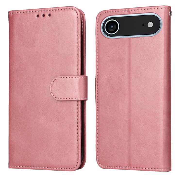 

For iPhone 17 Air Classic Calf Texture Flip Leather Phone Case(Rose Gold)