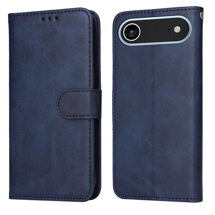 

For iPhone 17 Air Classic Calf Texture Flip Leather Phone Case(Blue)