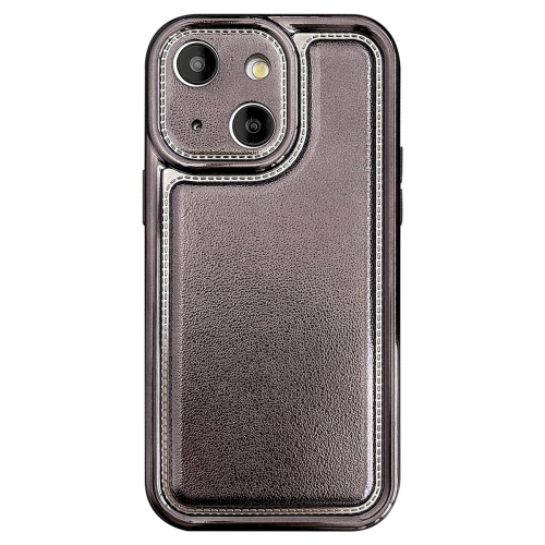 

For iPhone 15 Plus Electroplating Frosted TPU Phone Case(Black)
